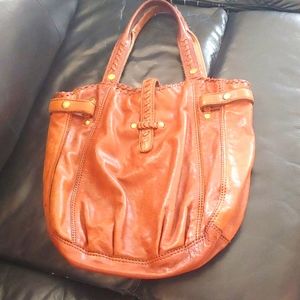 Italian Leather Luckey Brand Pocket Book